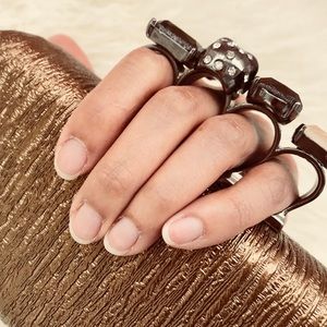 Bronze Skull Ring Clutch